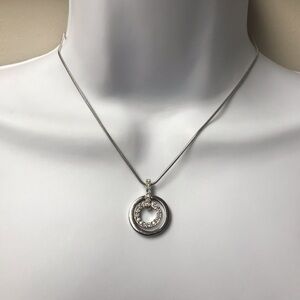 Circle pendant from swarovski